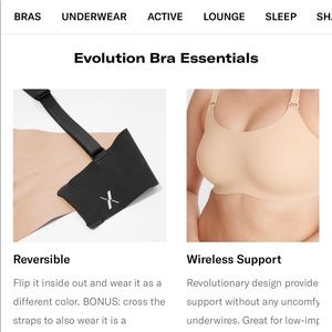 NWT - Knix reversible evolution bra size 8.